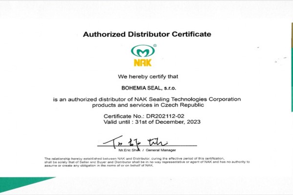 NAK authorized distributor